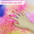 2x3 ft Small Throw Rugs Furry, Non Slip Mini Area Rug, Fluffy Tie-Dyed Rainbow Carpet,for Bedroom Door Entryway Indoor Inside Front Entrance Dog M...