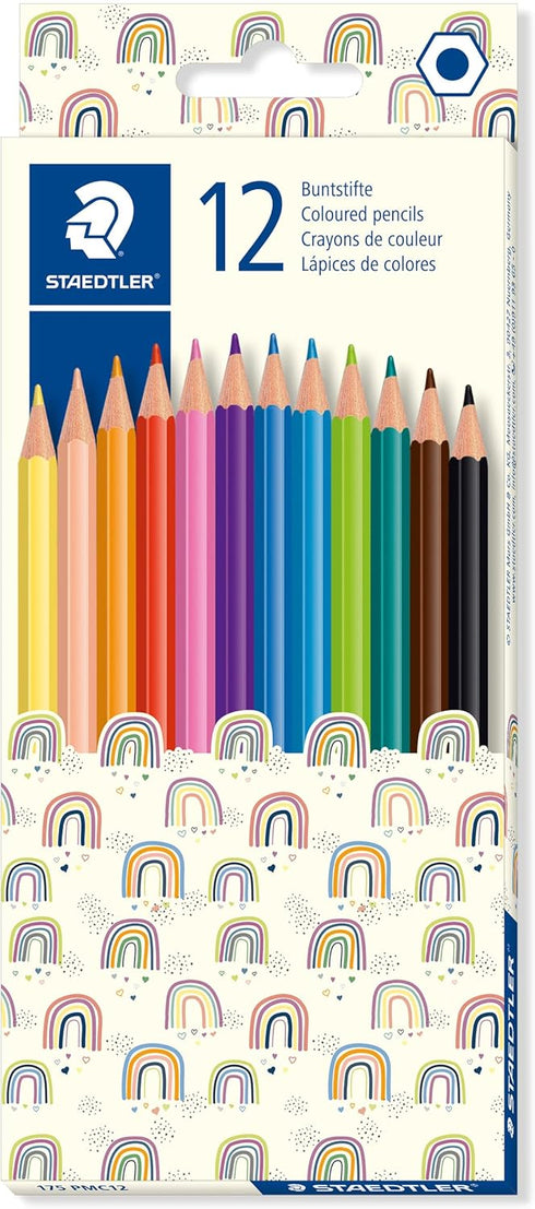 STAEDTLER 175 C12 Wood-Free Coloured Pencils - Box of 12 Assorted Colours...