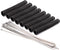 8PCS Spark Plug Wire Boots 6 inches 2500° Heat Shield Protector Sleeve with 16pcs Stainless Steel Wire Ties(Black)...