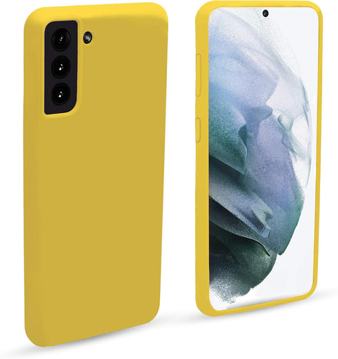 S21 Plus Phone Case | 3 Layers Extra Slim Premium Liquid Silicone with Microfiber Cloth and PC Material. Shockproof with Soft Edges and Hard Back....
