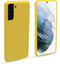 S21 Plus Phone Case | 3 Layers Extra Slim Premium Liquid Silicone with Microfiber Cloth and PC Material. Shockproof with Soft Edges and Hard Back....