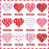 PEUTIER 24 Sheets Valentine's Day Pattern Paper, 11.8X11.8 Inch Double-Sided Love Scrapbook Paper Valentine's Day Scrapbook Paper Decorative Craft...