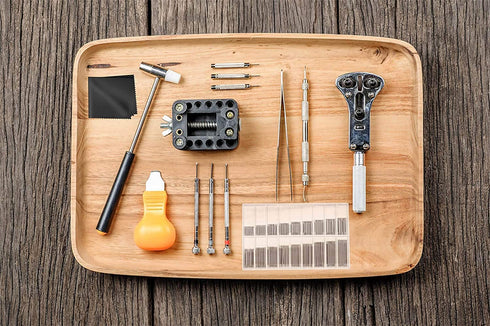 Selizo Spring Bar Tool Watch Link Remover Tool Kit with Instruction Manual Watch Band Tool Link Pin Removal for Watch Repair Band Adjustment Repla...