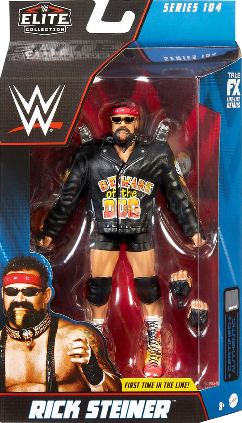 Mattel WWE Rick Steiner Elite Collection Action Figure with Accessories, Articulation & Life-like Detail, Collectible Toy, 6-inch...