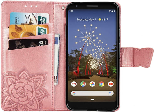 Wallet Flip Case for Xiaomi Redmi 9A, Diamond Butterfly 5, PU Leather, Magnetic Card Slots, Cash Wallet/Purse, Wrist Strap, Not Water Resistant......