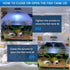 6pcs aquarium lid clips fish tank top cover lid support holder clip for rimless or rim fish tank...