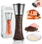 Pepper Mill Grinder Refillable,SAINSWIN Manual Salt and Pepper Grinders,Adjustable Coarseness Spice Grinder,Kitchen Gadgets Nutmeg,Herb,Black Pepp...