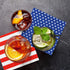 Gatherfun American Flag Patriotic Party Supplies Disposable Paper Napkins Cocktail Napkins for Veterans Day Election Day 4th of July Independence ...