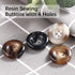 30 PCS Resin Sewing Buttons, 25mm/1 inch Round Bulk Buttons for Sewing, with 4 Matte Pattern Size 4 Holes, for Sewing DIY Crafts, Manual Button Pa...