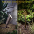 Ground Stake Spike for Outdoor Landscape Spot Pathway Solar Flood Light Replacement Light Stake Spike Part Holder,1/2" NPT Thread Compatible with ...