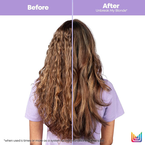 MATRIX Unbreak My Blonde Reviving Leave-In Treatment | Strengthens and Adds Softness and Shine | For Damaged, Lightened and Over Processed Hair | ...