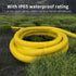 HUANCHAIN 12/3 Gauge Heavy Duty Outdoor Extension Cord 6 ft Waterproof with lighted end, Flexible Cold-Resistant 3 Prong Electric Cord Outside, 15...