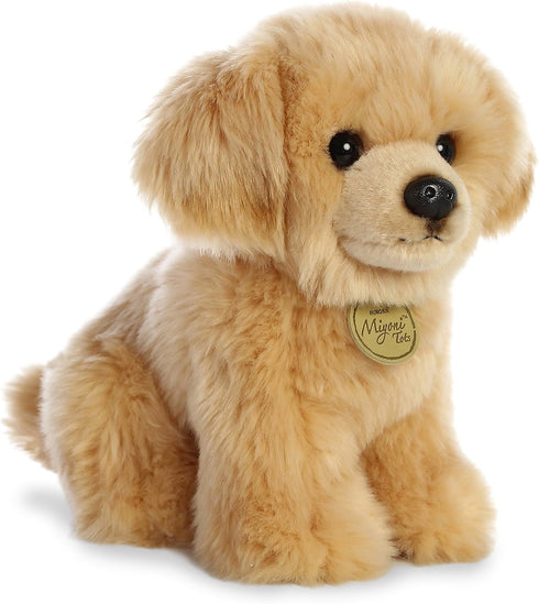 Aurora® Adorable Miyoni® Tots Golden Retriever Pup Stuffed Animal - Lifelike Detail - Cherished Companionship - Brown 11 Inches...