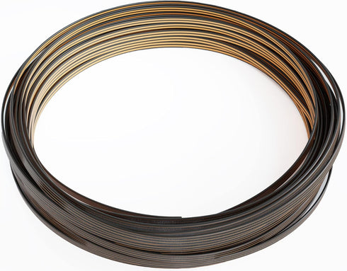Gradient Dark Brown Wicker Repair Material Fix Kit Rattan Plastic Vinyl Material for Patio Furniture Chair, Sofa, Table Repair Replacement (0.5 LB...