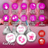 324 Pink Its a Girl Baby Shower Favors Stickers for Baby Shower Or Baby Sprinkle Party Decorations, Baby Shower Kisses Stickers, Baby Shower Pink ...