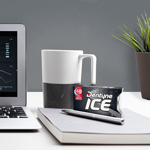 Dentyne Ice Arctic Chill Sugar-Free Chewing Gum, 9 Packs of 16 Pieces (144 Total Pieces)...