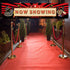 Blulu Movie Night Party Decorations 2025 Now Showing Banner 70. 8 x 15. 7 Inch Red Carpet Backdrop Decorations Movie Backdrop Birthday Party Banne...
