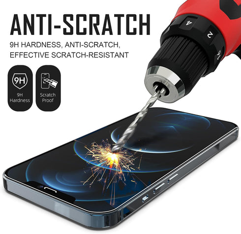2 in 1 Screen Protectors with Easy Installation Compatible with iPhone 12 Pro Max......