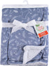 Yoga Sprout Mink Blanket with Sherpa Backing, Forest...