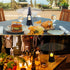 Food Fan for Tables, Portable Food Fans with Tea Lights Candles for Outdoor & Indoor Tables...