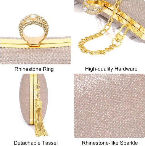 Clutch Purses for Women Wedding Women's Evening Handbags Evening Bag for Formal Party Prom Evening Clutch...