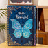 Spiral Notebook Journal-Journal for Women-College Ruled Journals for Writing-B5 3D Butterfly Embossed Hardcover Notebooks -192 Pages Lined Paper f...