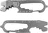Nite Ize KMTSE-11-R3 DoohicKey Keychain Multi Tool, 1 Count (Pack of 1), Stainless Steel...