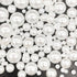 Dowarm 1000 Pieces Flatback Half Pearls, Flat Backed Round Half Pearls for Crafts Jewelry, Mixed Size 4MM 6MM 8MM 10MM 12MM 14MM (White)...