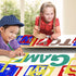 Karty Alphabet Letter Stencil Set for Kids and Adults - Painting, Lettering and Drawing Templates - Large Plastic ABC Stencils for Protest Posters...