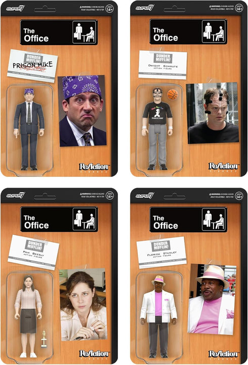 Super7 The Office Michael Scott (Prison Mike) - 3.75" The Office Action Figure Classic TV Show Collectibles...