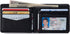 Alpine Swiss Wallet for Men Nolan Commuter Bifold Dual ID Windows for License Work Badge RFID Protection Divided Bill Section Gift Boxed Black...