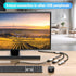 USB Splitter Y Cable 6FT,USB 1 Male to 3 Female Extension Cord Connector,USB Y Splitter USB Port Extender Hub,Data&Charger Power Split Adapter for...