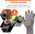 Ergodyne ProFlex 7024 Cut Resistant Work Gloves, ANSI A2, PU Coated Palms for Flexible No Slip Grip, Abrasion Resistant, 13g, Touchscreen Capable,...