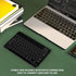 Ultra-Slim Small Bluetooth Keyboard, Portable Rechargeable External Cordless Wireless Keyboard for Android Tablet Cell Phone Samsung Smartphone iP...