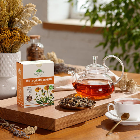 1.8 oz. Dried Marigold Flowers Bur Marigold Herb Tea Marygold Tea (Bidens Tripartite L.) - 50g 100% Chereda Bur-Marigold Cáñamo Acuático...
