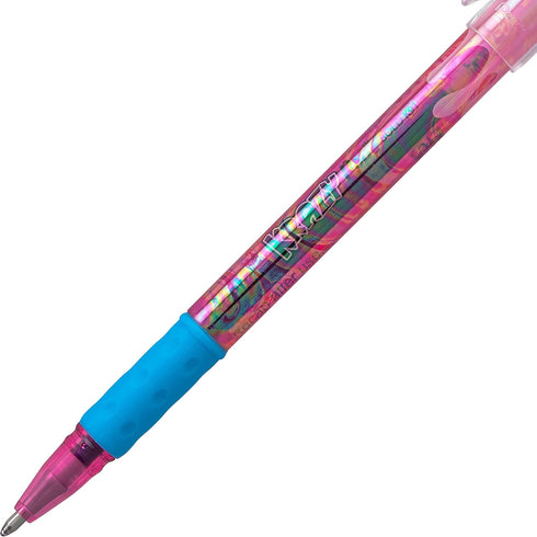 Pentel Krazy POP Beauty Beauty Iridescent Gel Pen, (1.0mm) Bold Line, Pink & Metallic Blue, Ink Box of 12 (K91-DCP)...