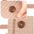 50Pcs 1 Inch Wooden Buttons Polished Sewing Buttons 4 Hole Classic Wooden Buttons for Shirt Sewing Pillow Covers Headbands Crafts Sewing Knitted I...