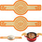 Silicone Bread Sling for Dutch Oven, 2pcs Round Thicker Non-Stick & Easy Clean Reusable Sourdough Baking Mat with Long Handle for Transfer Dough, ...