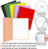 Spiral Notebooks, 6 Pack, 1-Subject, College Ruled Paper, 8.5 x 11, 70 Sheets of 70g/? Paper, Durable PP Cover, For School, Office, Business, Prof...