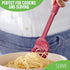 GreenLife Cooking Tools and Utensils, 10-in-1 Silicone Fork to Stir Mix Mash and Scrape, Heat and Stain Resistant, Dishwasher Safe, Grey...