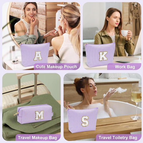 Gifts for Women, Makeup Bag Make Up Bag Pouch Cosmetics Organizer Bag Cute Makeup Bag Skincare Bag Personalized Daughter Best Friend Birthday Gift...