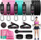 Resistance Bands for Working Out, 150LBS Exercise Bands, Workout Bands, Resistance Bands Set with Handles for Men Women, Legs Ankle Straps for Mus...