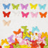 New 100pcs Mix Butterfly Plastic Buttons 22mm Sewing Craft 2 Holes (7/8"(22mm), Butterfly)...