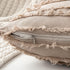 MIULEE Set of 2 Decorative Boho Throw Pillow Covers eruo sham Linen Striped Jacquard Pattern Cushion Covers for Sofa Couch Living Room Bedroom 24x...