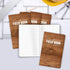 Elan Publishing Company Field Notebook/Pocket Journal - 3.5"x5.5" - Wood Pattern - Graph Memo Book - Pack of 5...