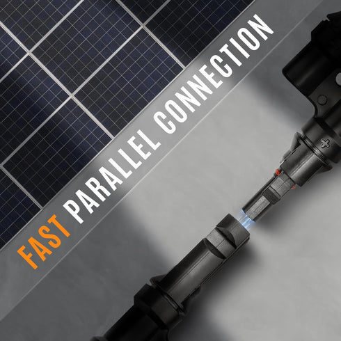 Solar Panel Connector Solar Y Branch 4 to 1 Solar Panel Splitter 4 Way 1000V Y Branch Solar Panel Parallel Connectors for Parallel Connection Sola...