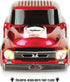 QFX Bluetooth 1956 Pickup Truck Replica Speaker, 3-inch Speakers, Hands Free Link, Built-in Microphone, FM Radio and LED Party Lights, Red - BT-19...