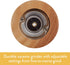 Ayesha Curry Pantryware Parawood Salt or Pepper Shaker/Spice Grinder, 1 Piece, French Vanilla...