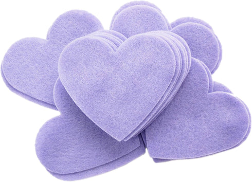 Playfully Ever After 1 inch Felt Hearts 200pc - Lavender...