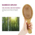 MRD Hair brush, Natural Bamboo Paddle Detangling Hairbrush, Massage Scalp Thick/Thin/Curly/Dry Hair For Women & Men Yellow...